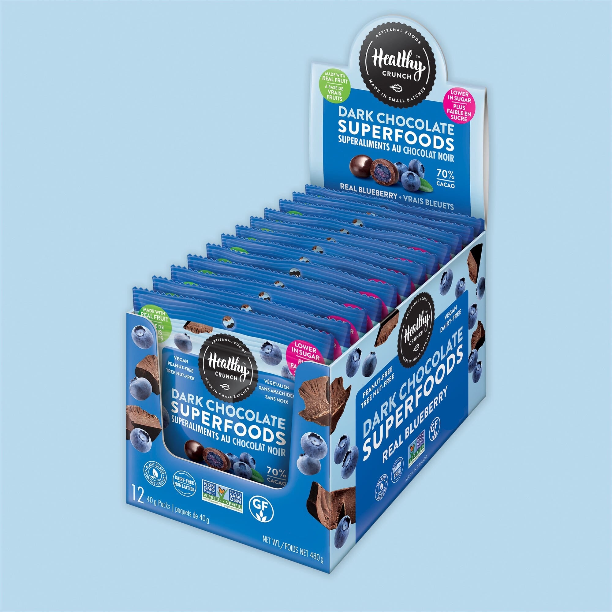 Blueberry Dark Chocolate Superfoods Single Serve