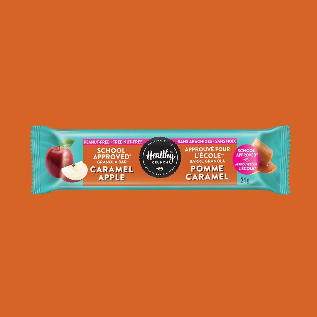 Caramel Apple School Approved Granola Bars