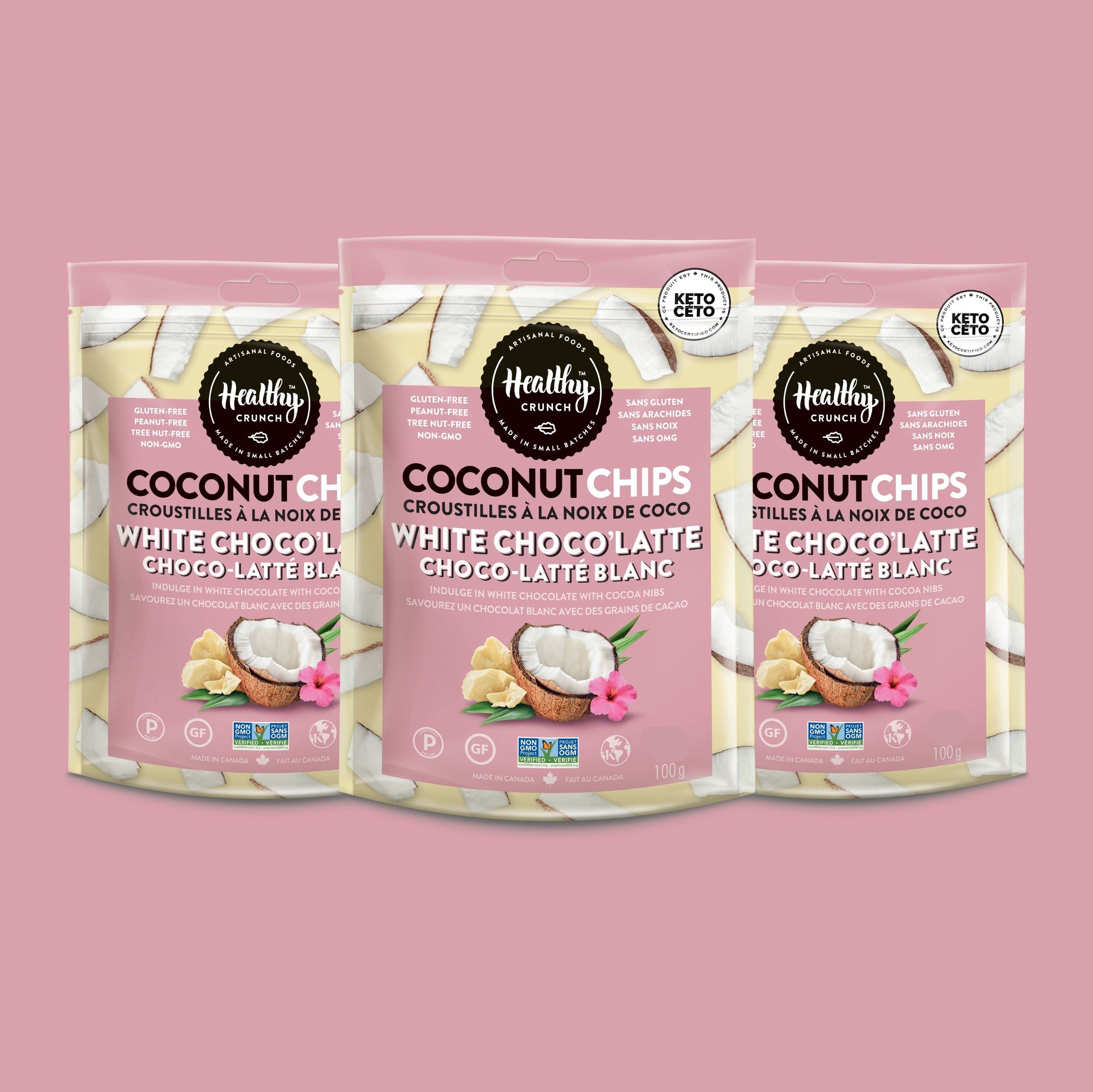 White Choco'Latte Coconut Chips
