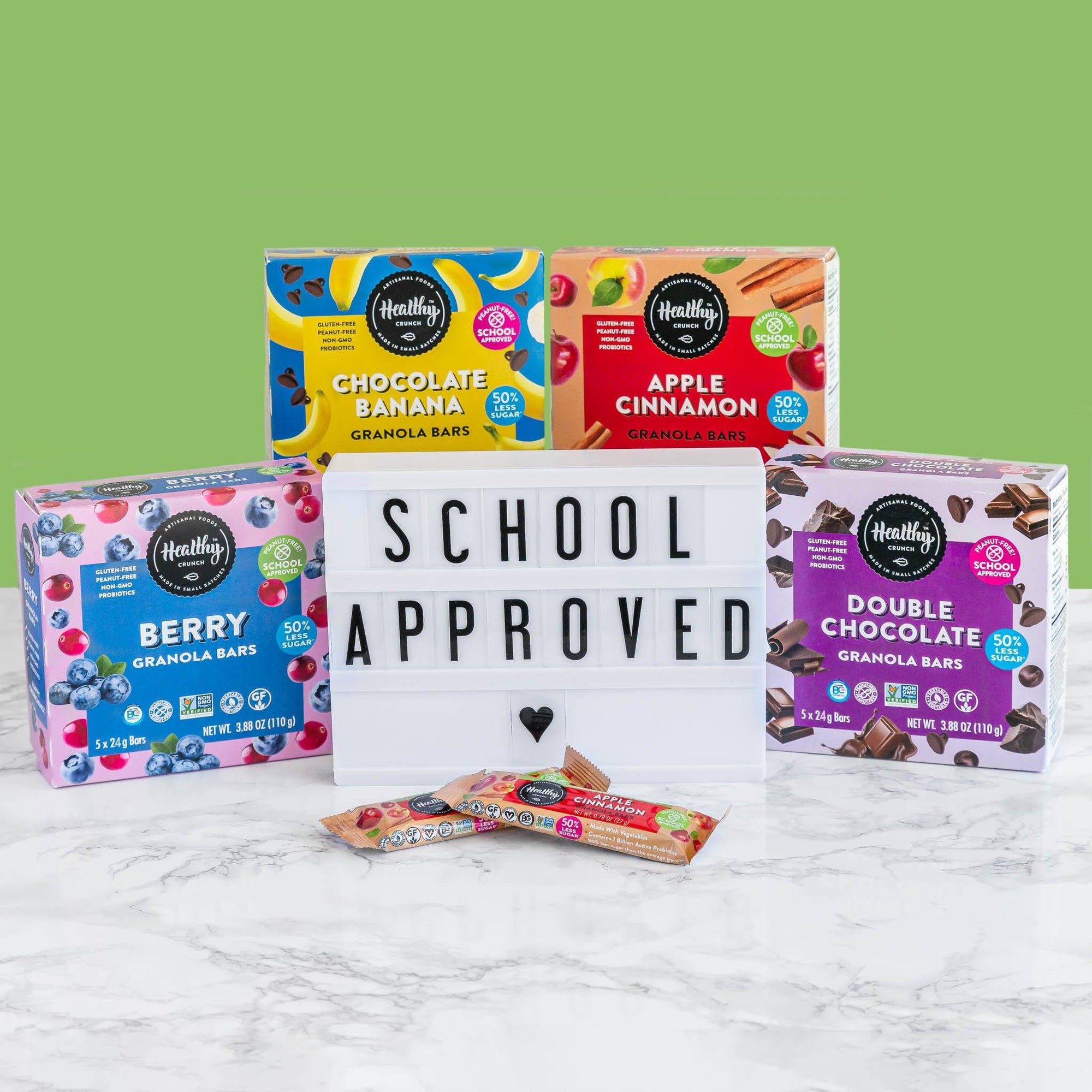 Healthy Crunch launches first ever School Approved® snack line