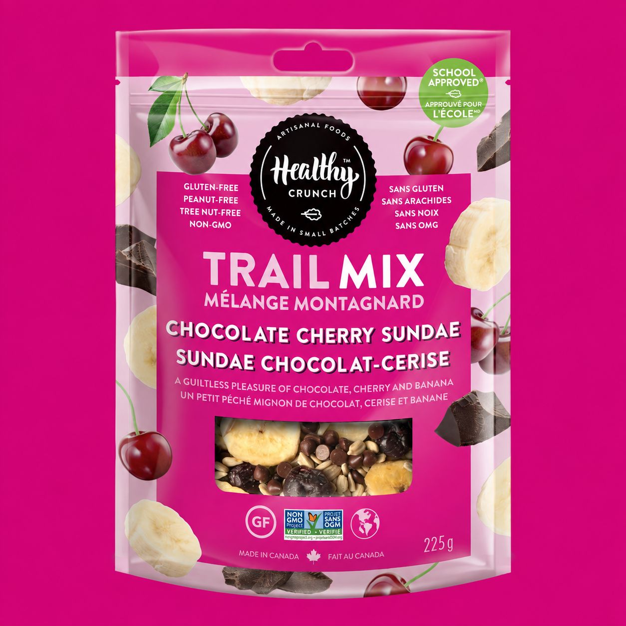 Chocolate Cherry Banana Trail Mix