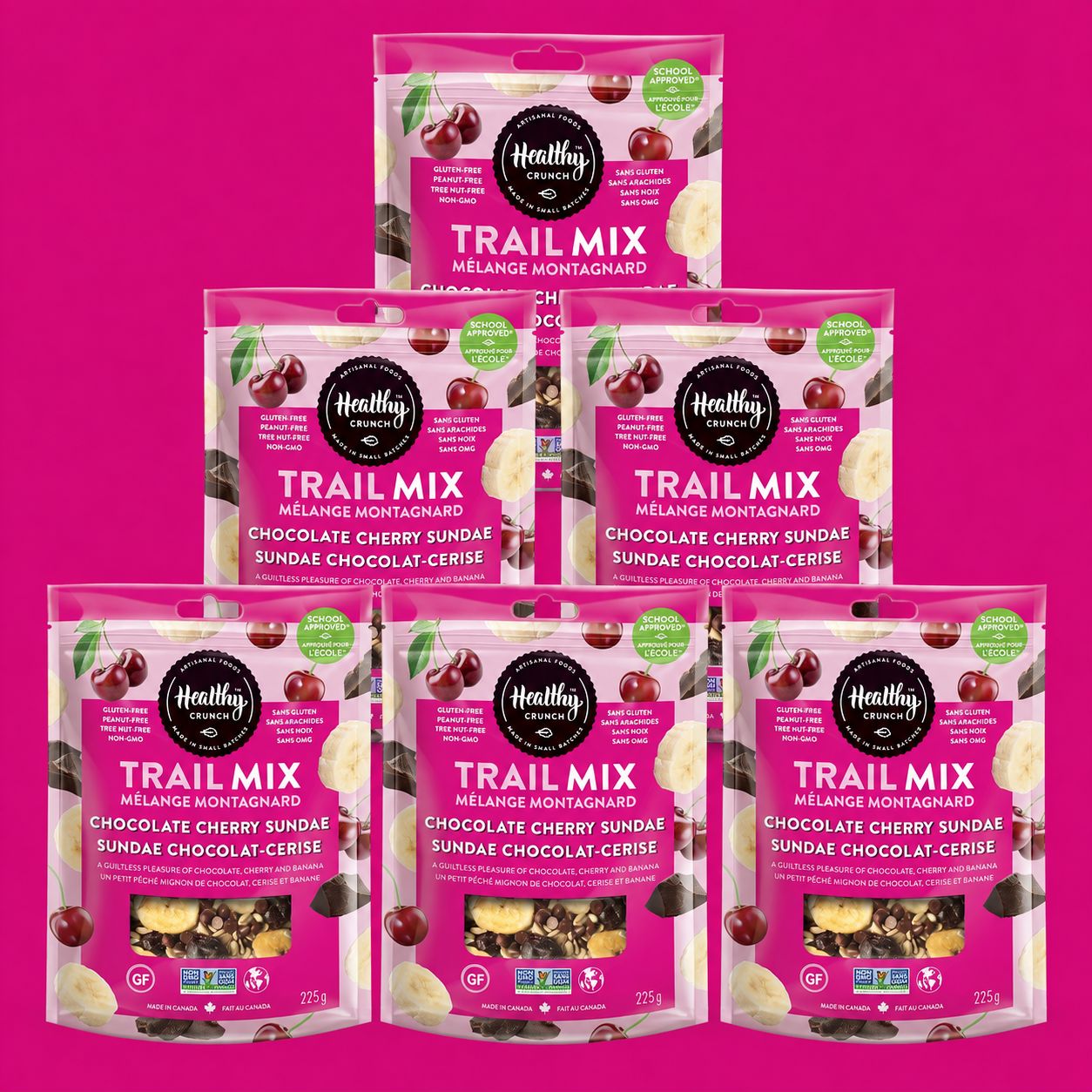 Chocolate Cherry Banana Trail Mix