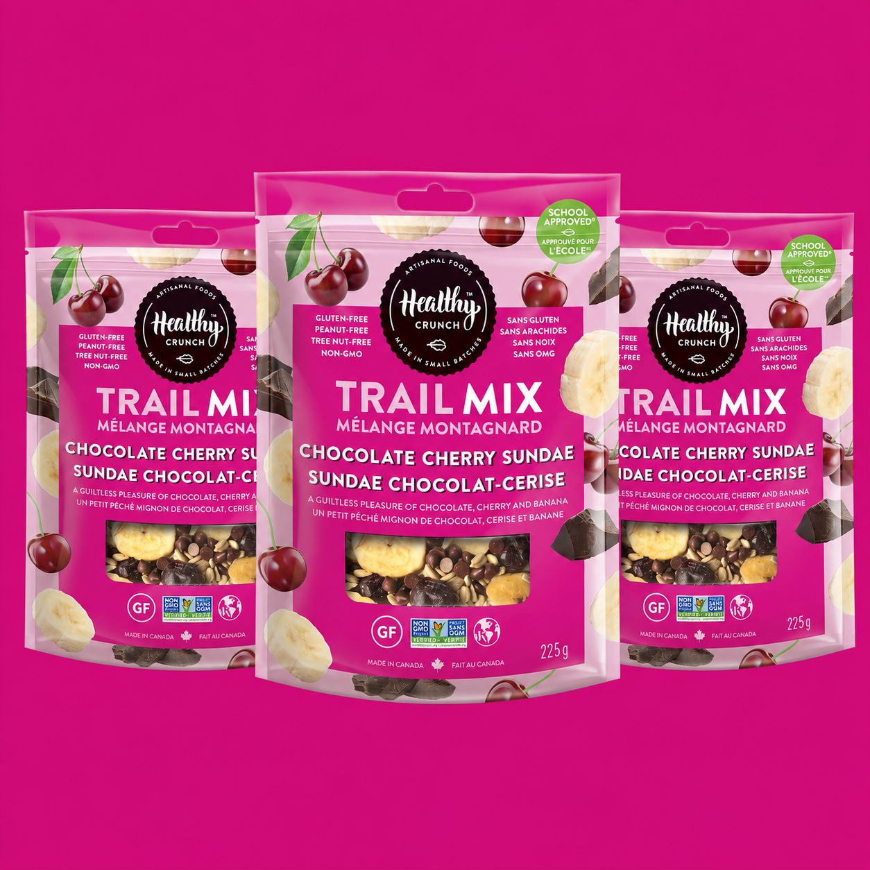 Chocolate Cherry Banana Trail Mix