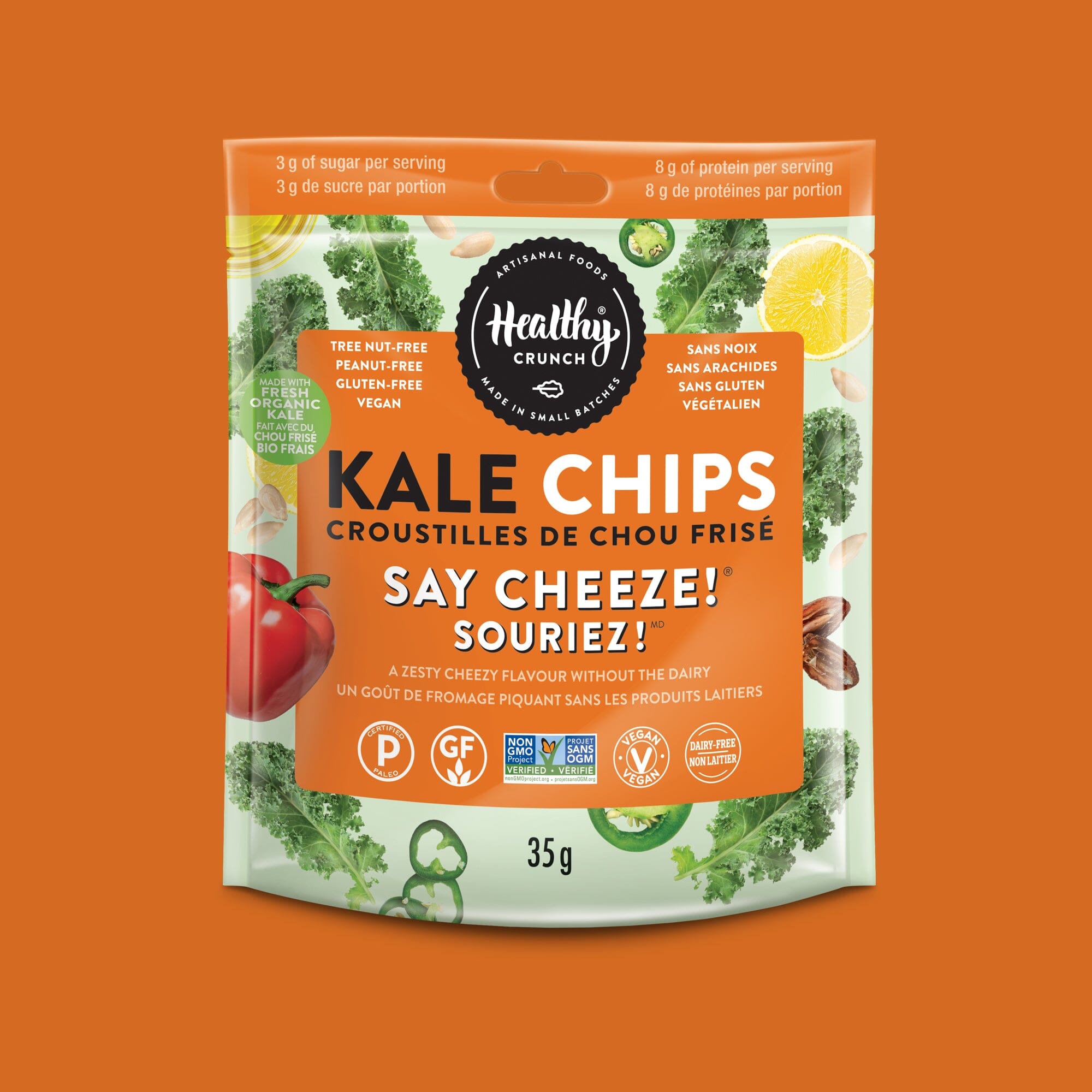 Say Cheeze! Kale Chips