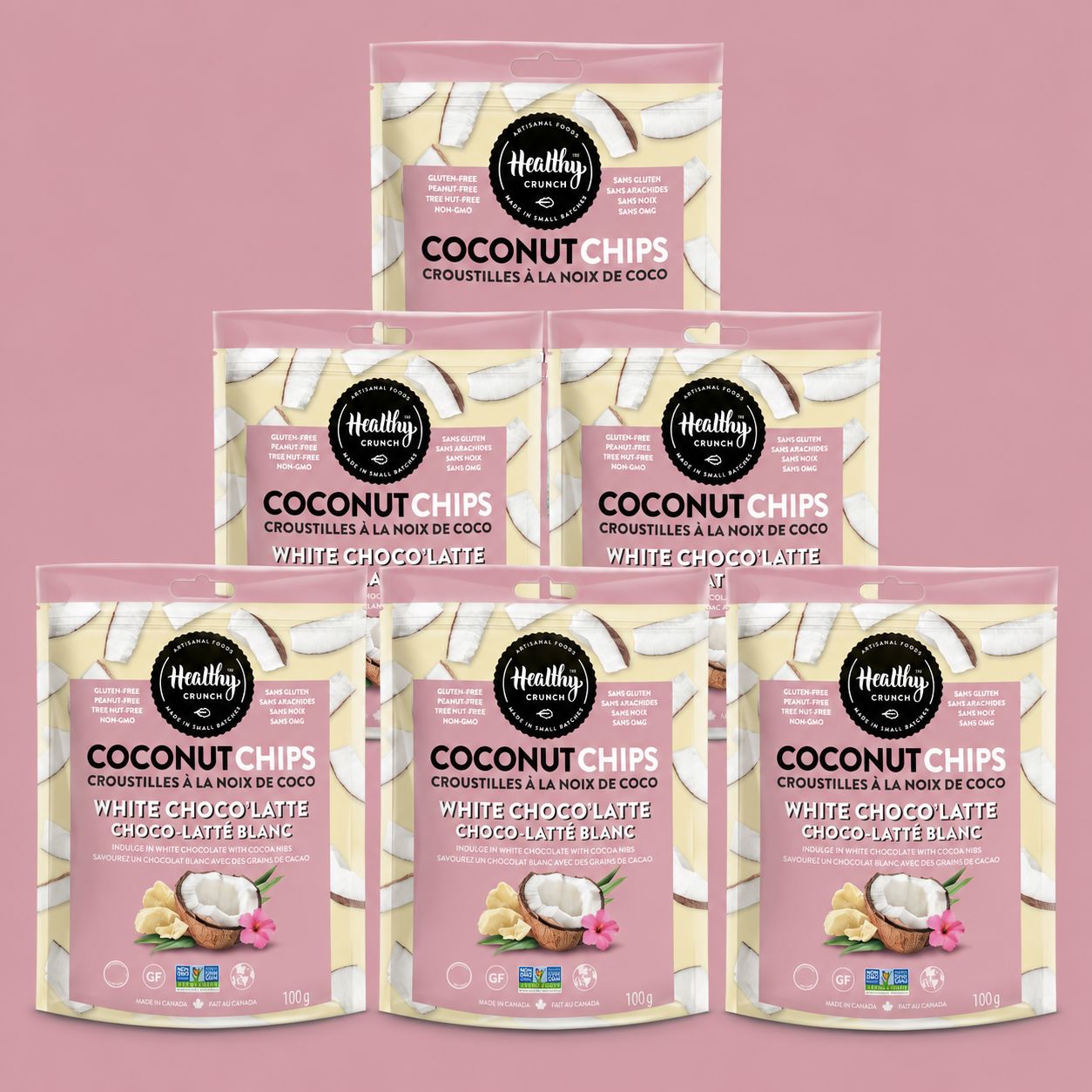 White Choco'Latte Coconut Chips