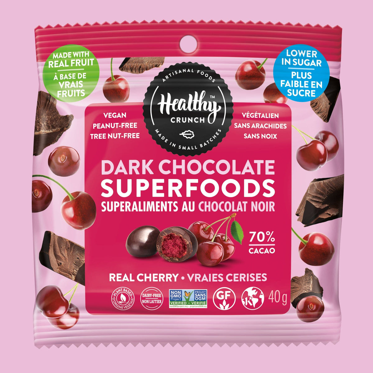 Cherry Dark Chocolate Superfoods Single Serve