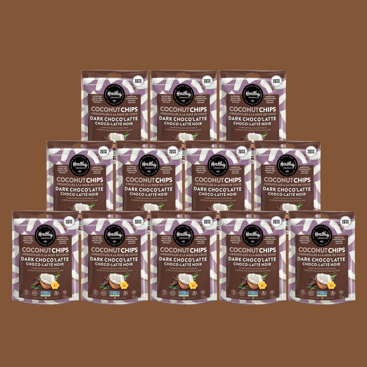 Dark Choco&#39;Latte Coconut Chips