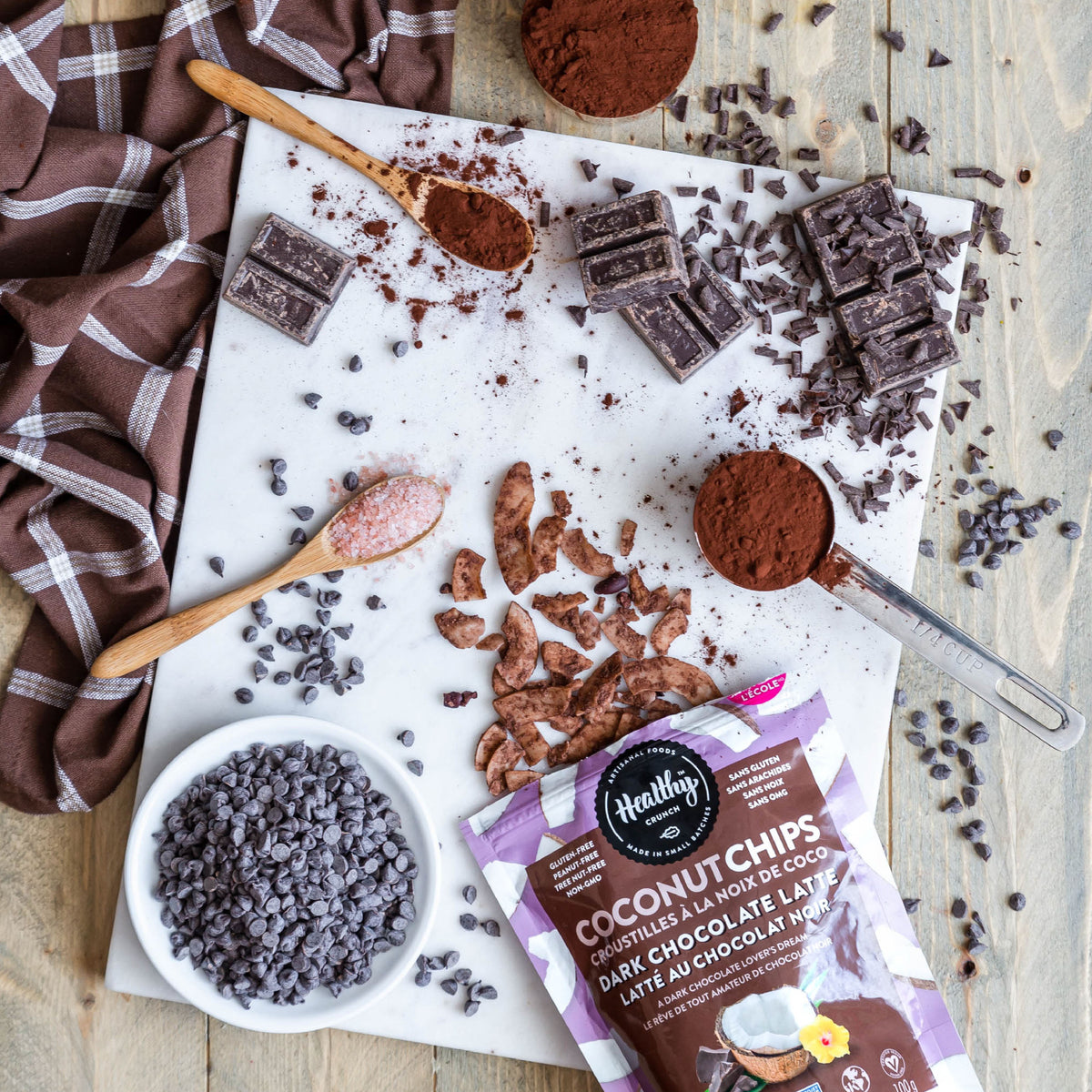 Dark Choco&#39;Latte Coconut Chips