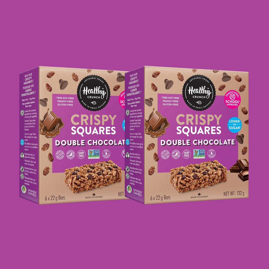 Double Chocolate Crispy Squares