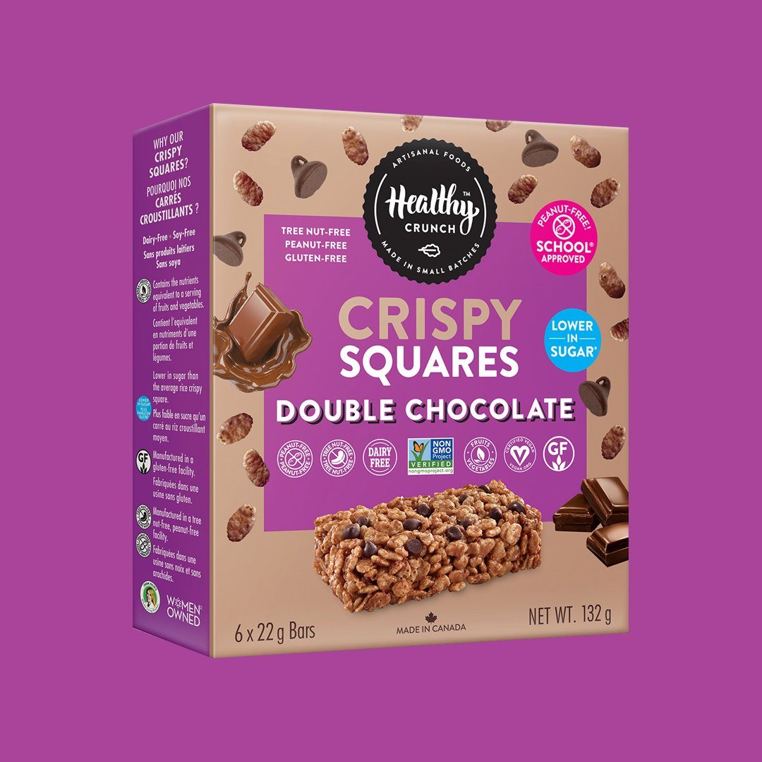 Double Chocolate Crispy Squares