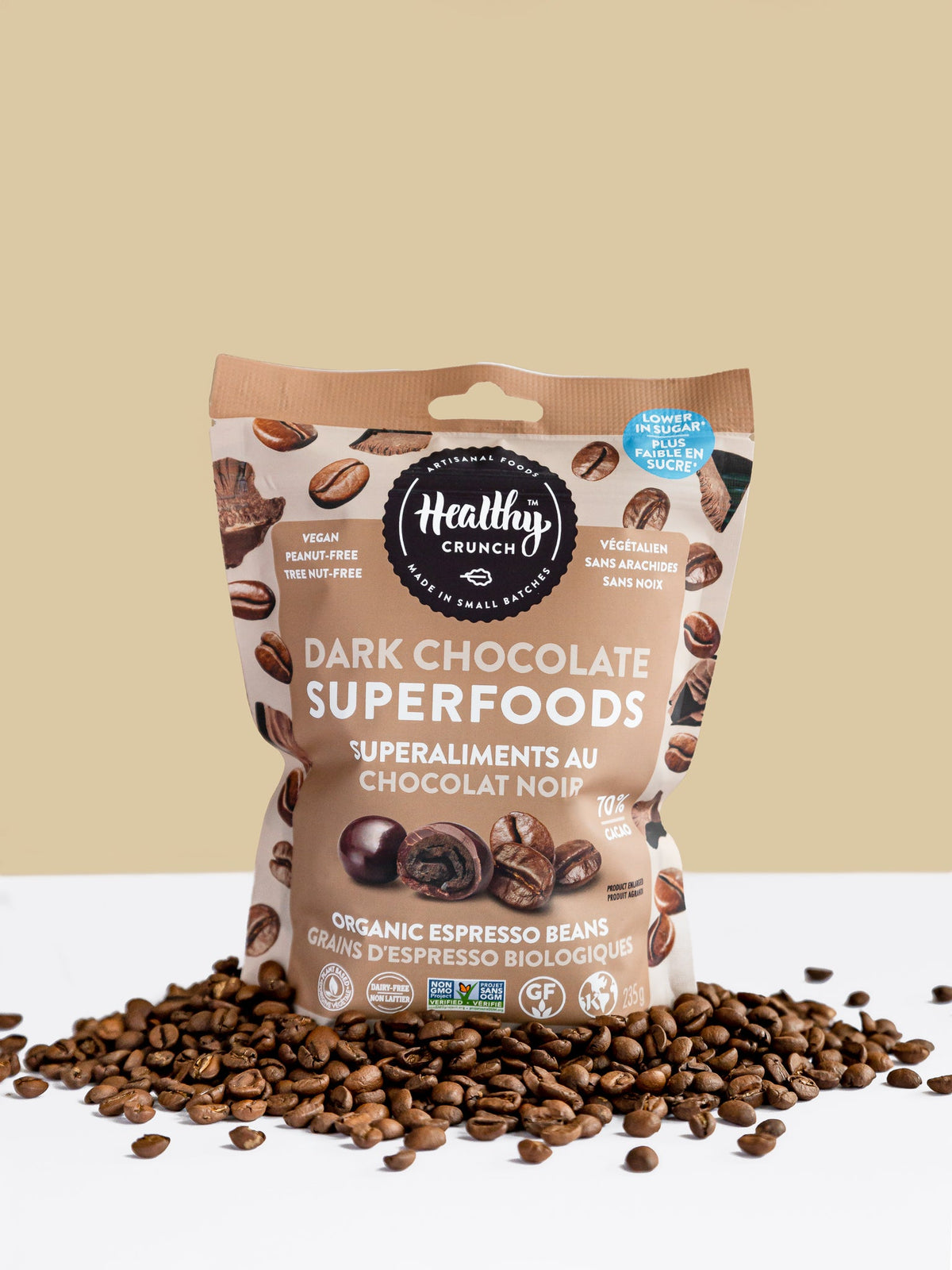 Organic Espresso Coffee Bean Dark Chocolate Superfoods