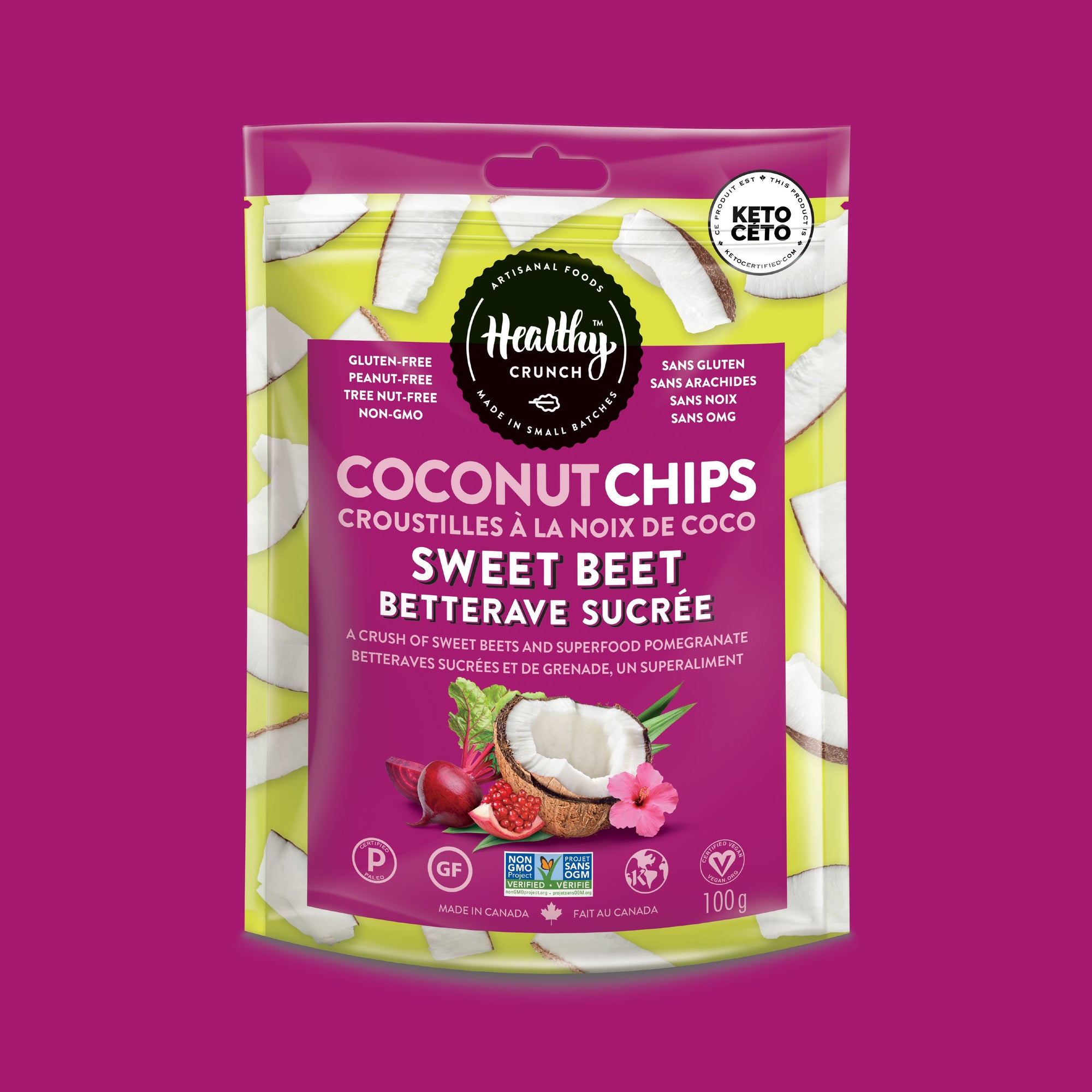 Sweet Beet Coconut Chips