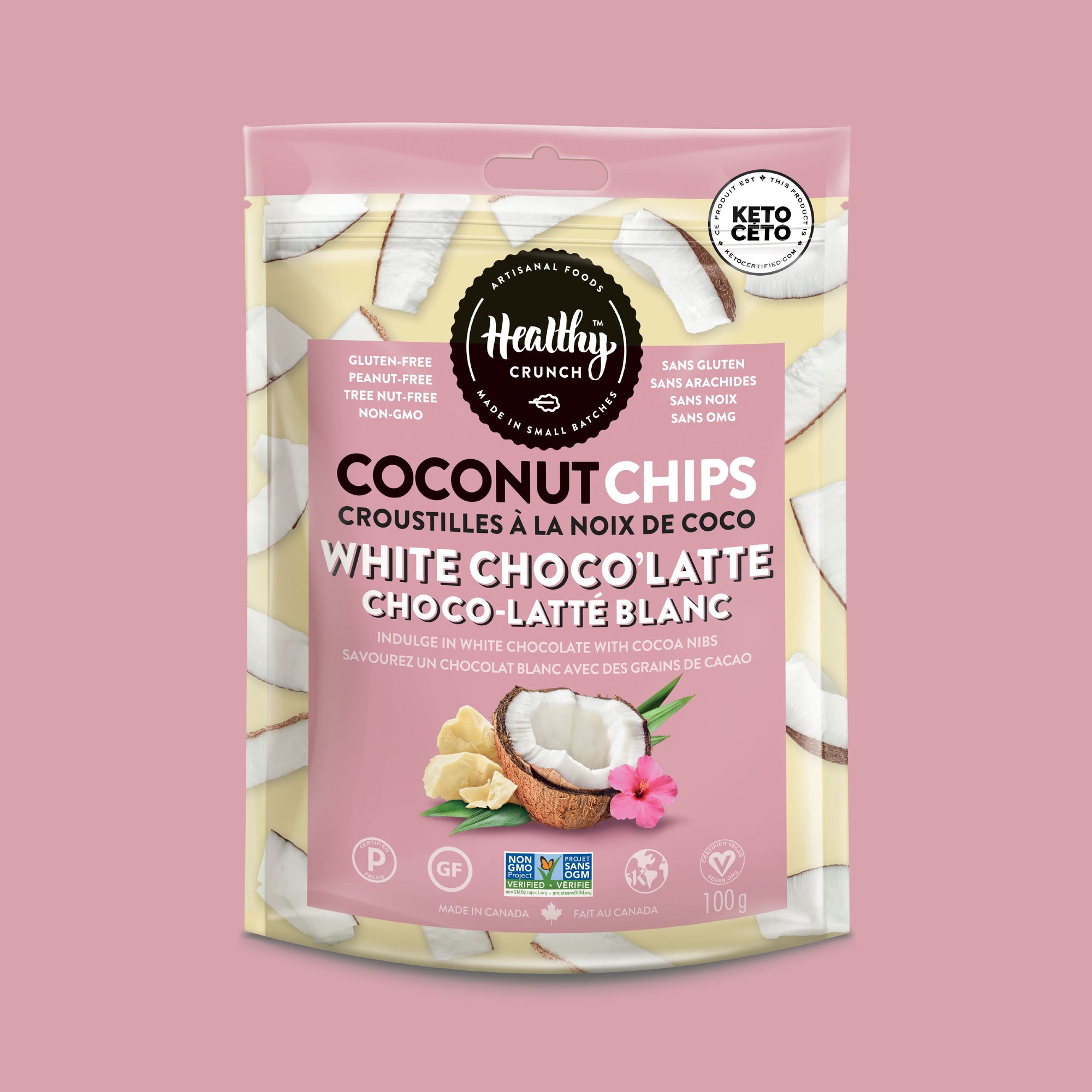 White Choco'Latte Coconut Chips