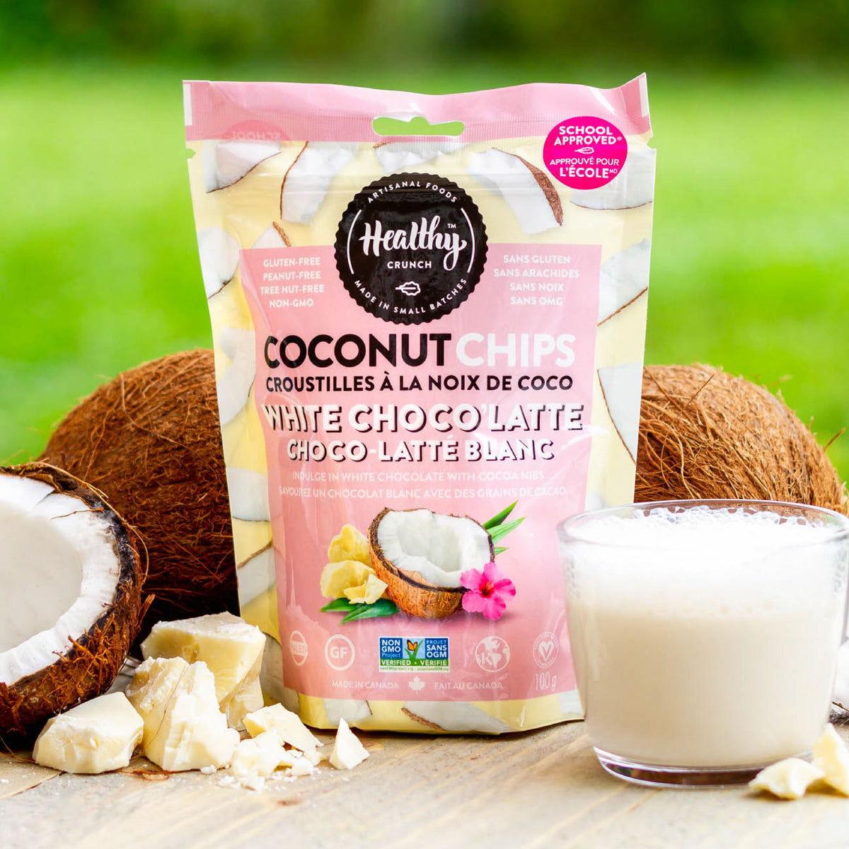 White Choco&#39;Latte Coconut Chips